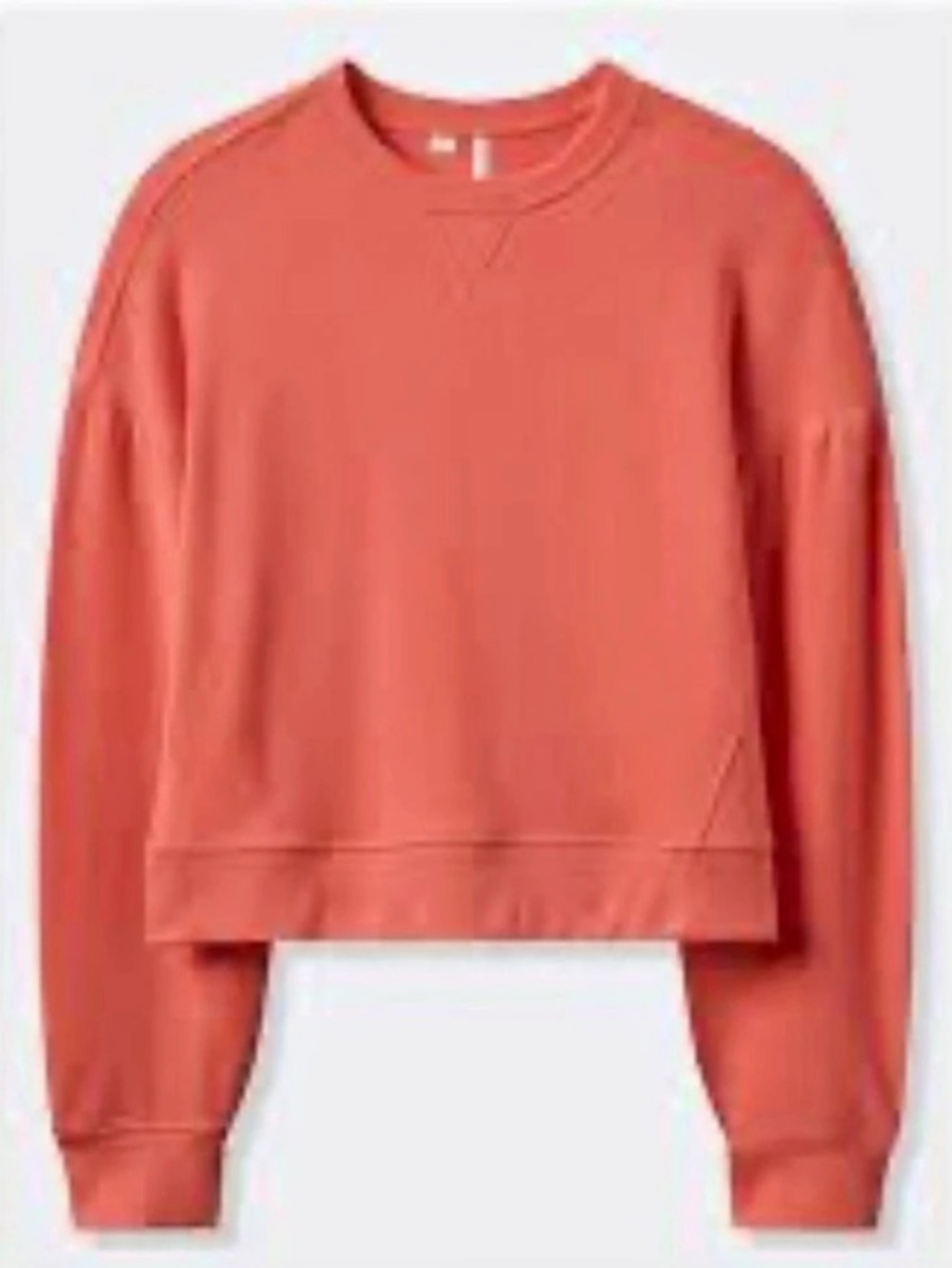 Travis Mathew cloud Terry Soft Crew Orange Crewneck Sweatshirt